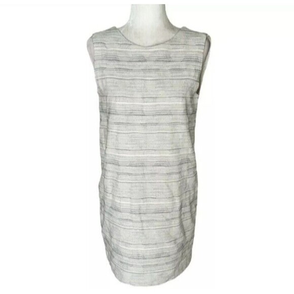 Sessun Rosselito Jacquard Tweed Open Back Shift Mini Dress Sz XS Lined N88 - Picture 4 of 11